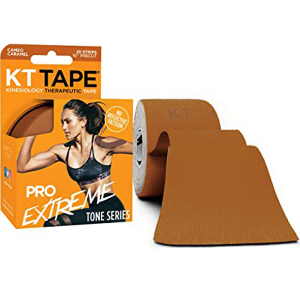 KT Tape Pro Extreme Precut 20 Strip Cameo Caramel