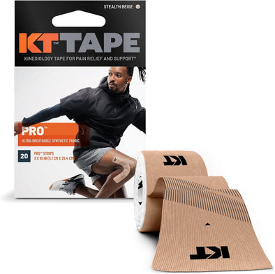 KT Tape Pro Precut 150 Strip Stealth Beige