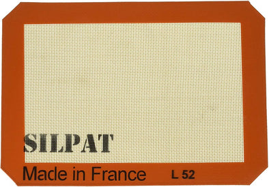 Silpat Premium Non-Stick Silicone Baking Mats, 11-3/4" x 8-1/4" (2 Pack)