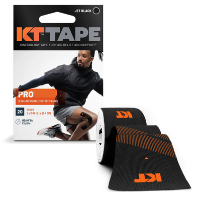 KT Tape Kinesiology Therapeutic Tape Jet Black