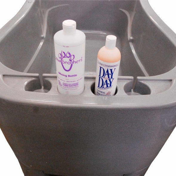 PAW BROTHERS XTUFF PLASTIC BATH TUB WITH GROOMING ARM