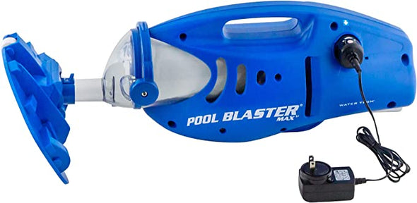 POOL BLASTER Max Cordless Pool Vacuum for Deep Cleaning & Strong Suction, Handheld Rechargeable Swimming Pool Cleaner for Inground and Above Ground Pools, Hoseless Pool Vacuum