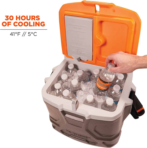 Ice Chest Water Coolers - Chill Its 5170 Hard Sided Cooler, Insulated Lunch Box, 17-Quart