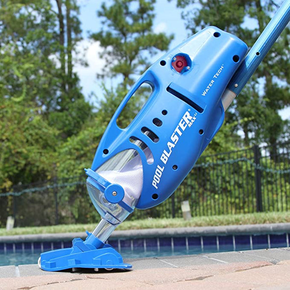 POOL BLASTER Max Cordless Pool Vacuum for Deep Cleaning & Strong Suction, Handheld Rechargeable Swimming Pool Cleaner for Inground and Above Ground Pools, Hoseless Pool Vacuum