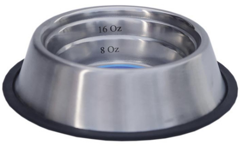 INDIPETS NON-TIP MEASUREMENT DISH 16 OZ