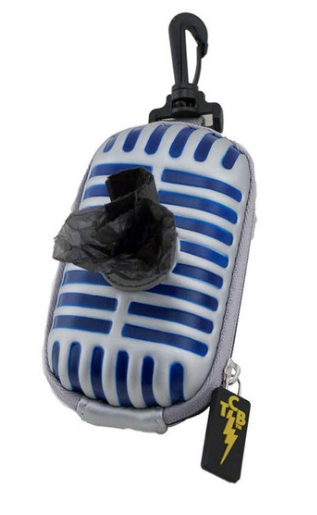 ELVIS MICROPHONE DOG BAG DISPENSER WITH BAGS